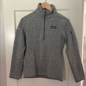 Patagonia Gray Fleece Quarter-Zip Size S